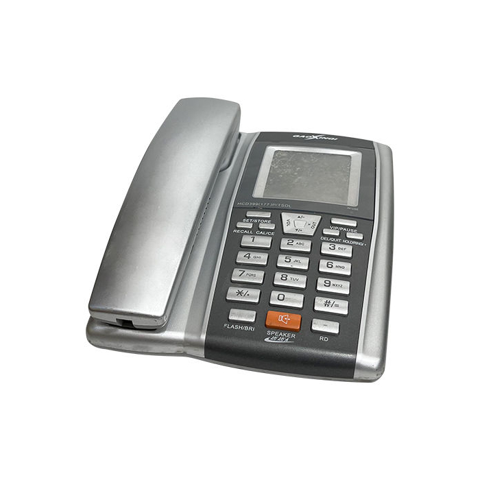 تليفون ارضي جواكسنكي سلكي، HCD399(177)P - فضي ورمادي