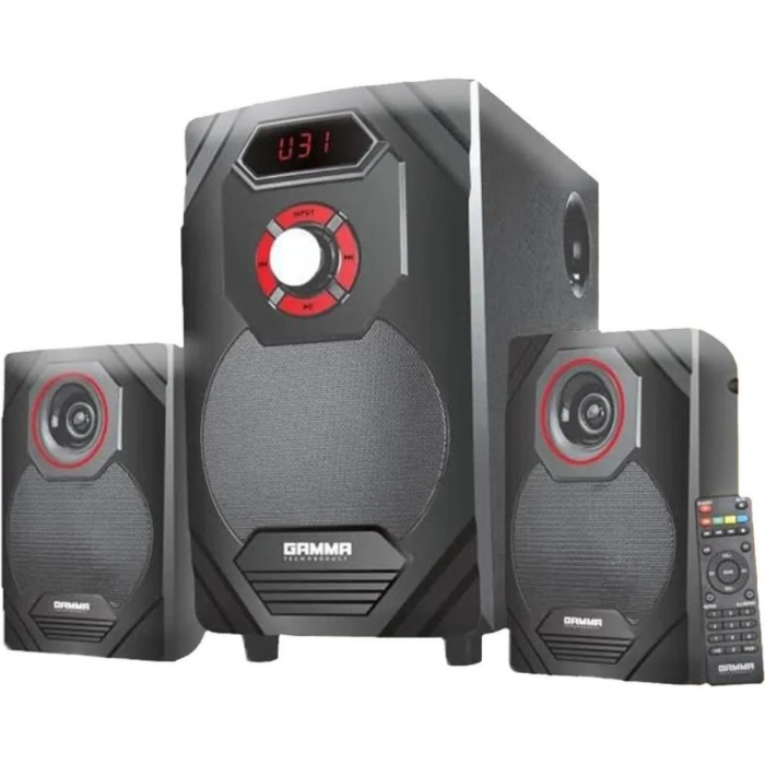 مكبر صوت جاما، بلوتوث، USB/SD، بقوة 18 واط، أسود - GT-4410