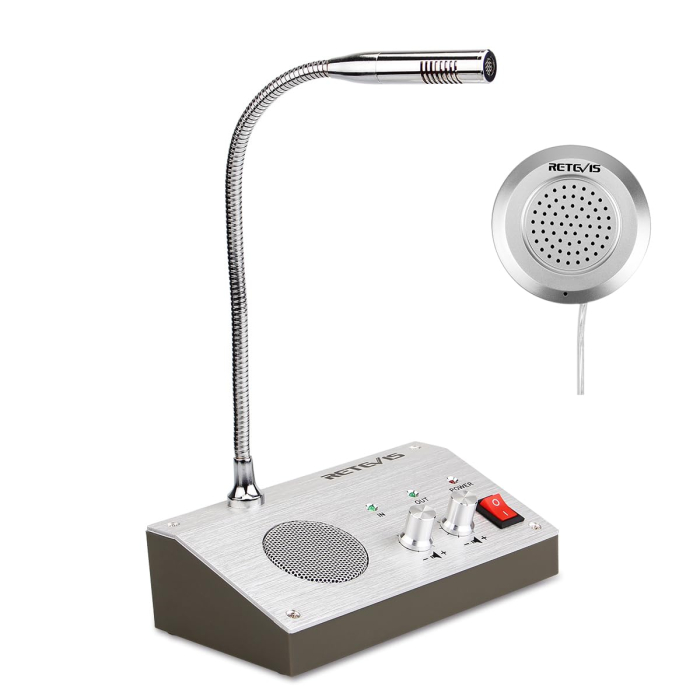 نظام انتركم مكتبي ار ال، RL-9908 - فضي