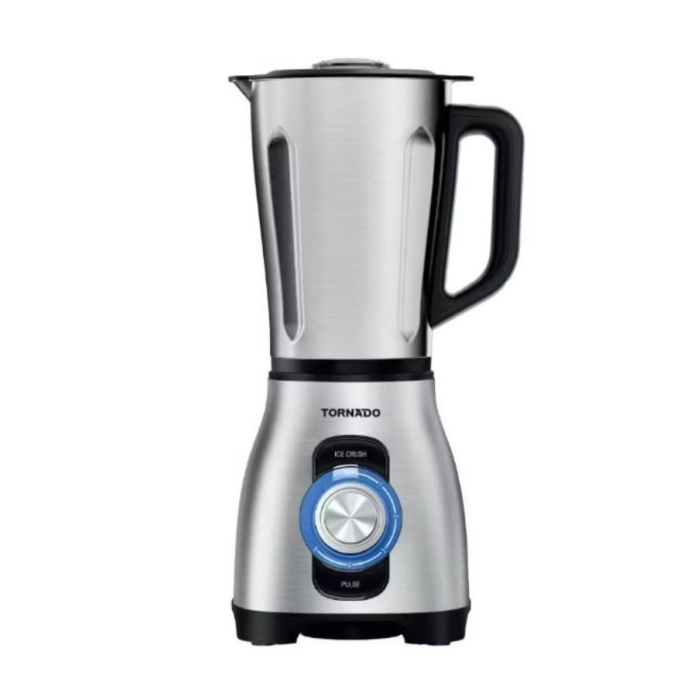 خلاط كهربائي تورنيدو، 1.75  لتر، 800 وات، فضي واسود - BL-800SST