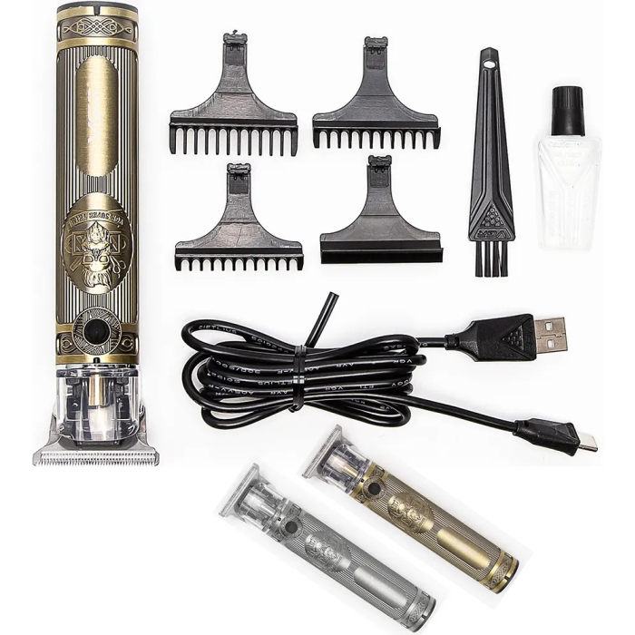 ماكينة حلاقة في جي آر للحية قابلة للشحن، V-968 - ذهبي