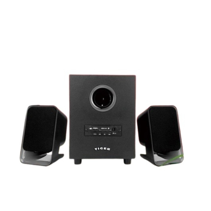 مكبر صوت تايجر، 2.1 قناة، بلوتوث، أسود - I-1055