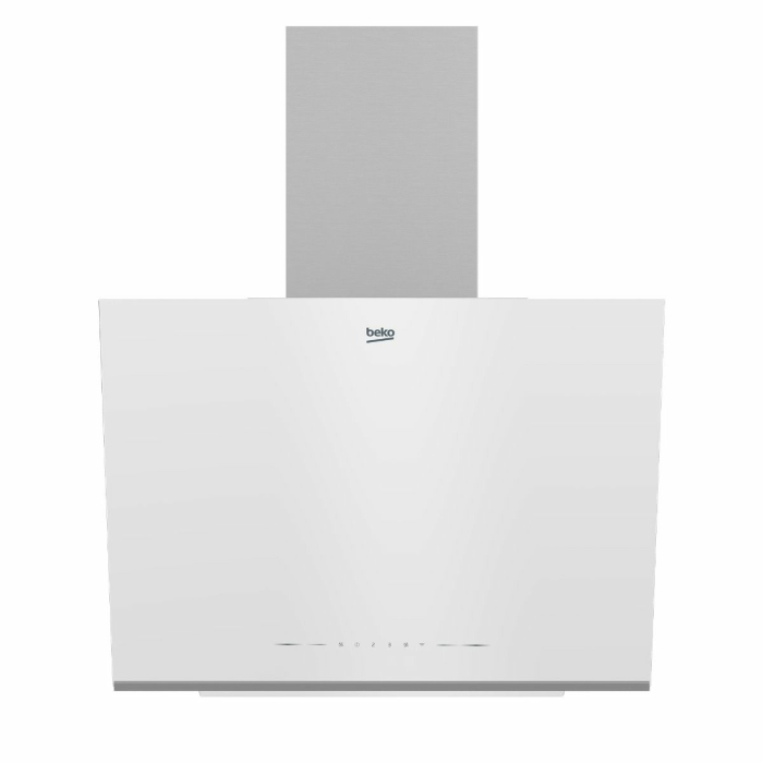 شفاط ديكوري بلت ان بمدخنة بيكو، مقاس 60 سم، ابيض - BHCA66741BWHSE