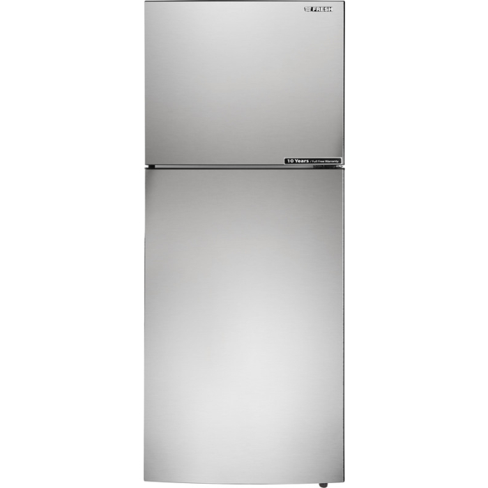 ثلاجة نوفروست فريش، 369 لتر، ستانلس ستيل - FNT-BR400KT