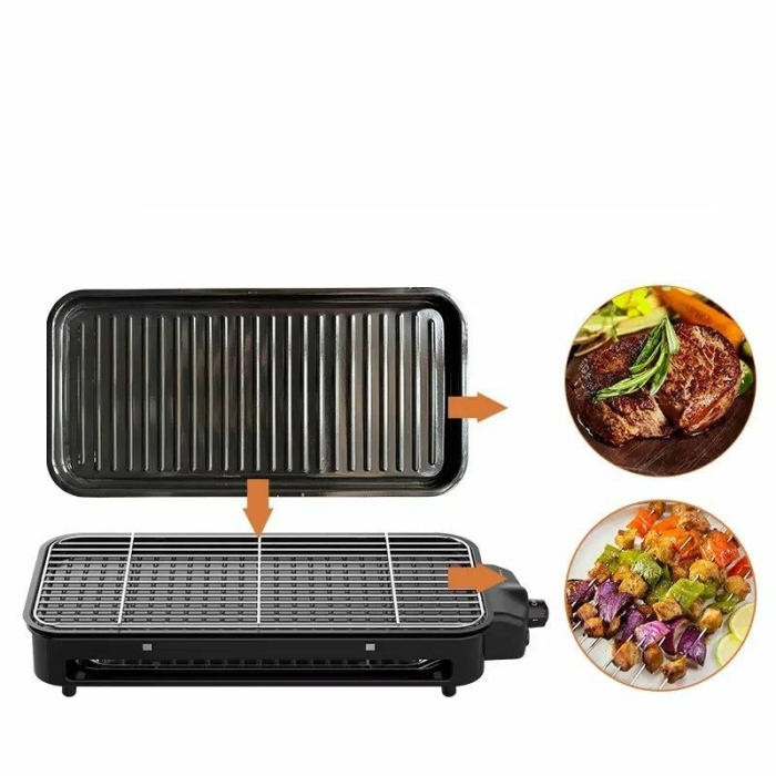 شواية كهرباء سوكاني، 1500 وات، اسود - SK-6112