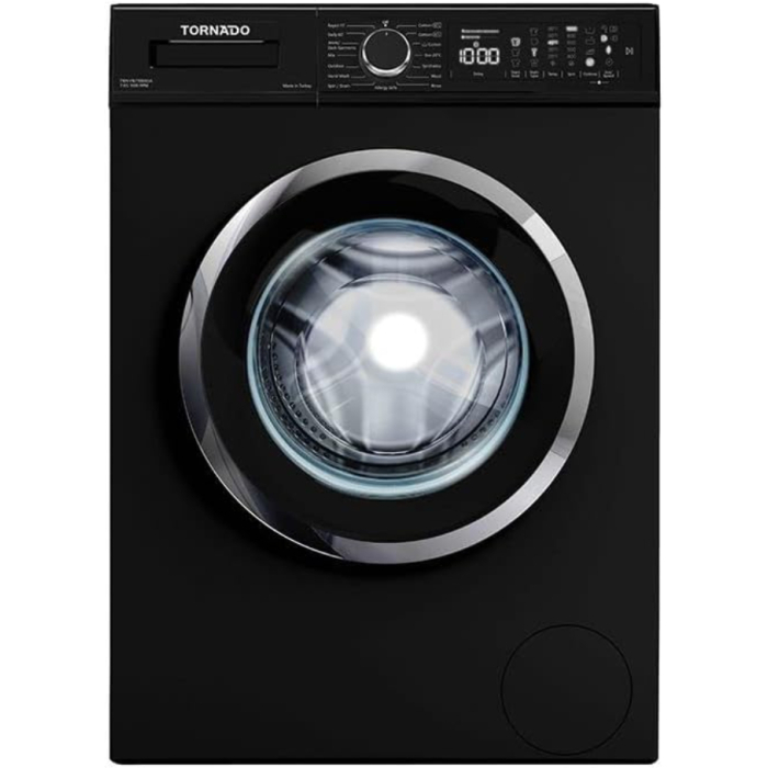 غسالة تورنيدو تحميل أمامي أوتوماتيك، سعة 7 كجم، TWV-FN710BKOA - أسود