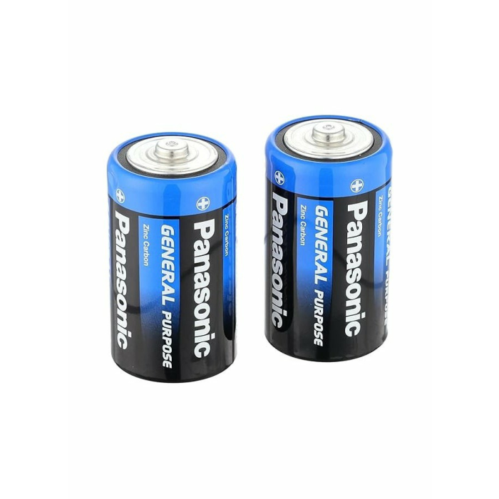 بطاريات باناسونيك يدوية، 1.5 فولت، قطعتين - أزرق أسود