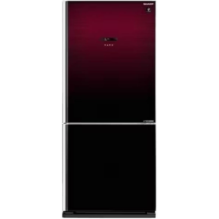 ثلاجة نوفروست شارب ديجيتال بتقنية الانفرتر، 558 لتر، احمر - SJ-GV73J-RD
