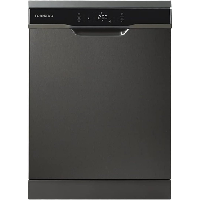 غسالة أطباق تورنيدو ديجيتال، 15 فرد، 60 سم، اينوكس غامق - TDV-FN158CDX