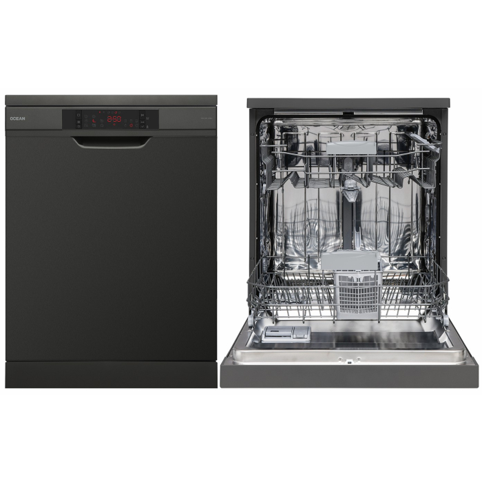 غسالة اطباق ستاندرد اوشن ديجيتال، 13 فرد، 8 برامج، 60 سم، اينوكس غامق - ODA 813 VXBN