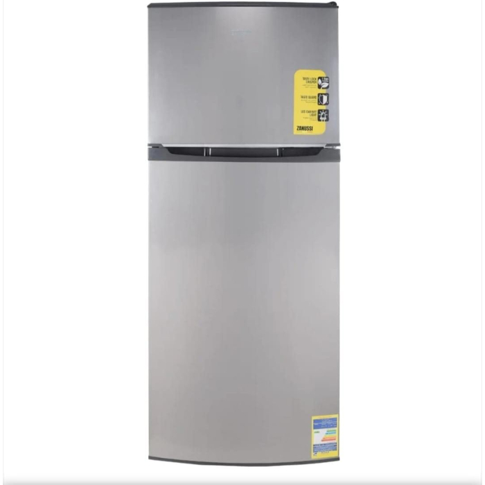 ثلاجة زانوسي نوفروست، 2 باب، سعة 370 لتر - فضي