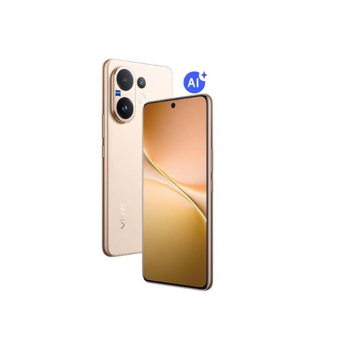 فيفو V60 بشريحتين اتصال، 256 جيجابايت، 12 جيجا رام، شبكة الجيل الخامس - ذهبي