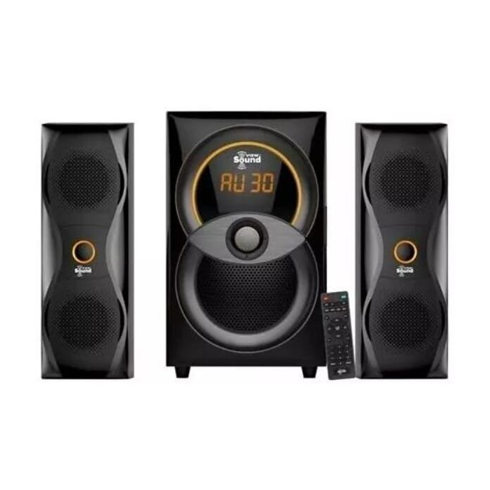 صب فيو ساوند ستيريو مضخم صوت، 3 وحدات، VS-8000WH - أسود