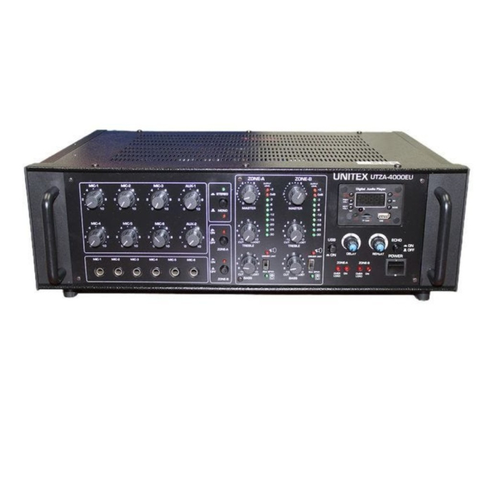 مكبر صوت يونيتيكس، 300 وات، 4000EU-B - اسود