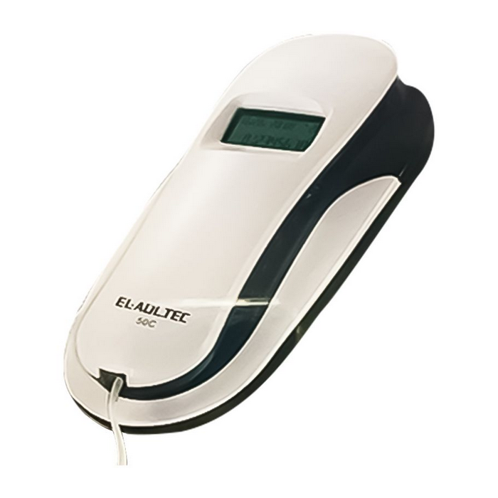 تليفون أرضي سلكي العدل تك، شاشة رقمية، 50C - اسود ابيض