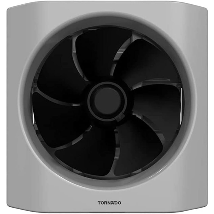 شفاط مطبخ تورنيدو 20 سم أسود × رمادي TVH-20BG