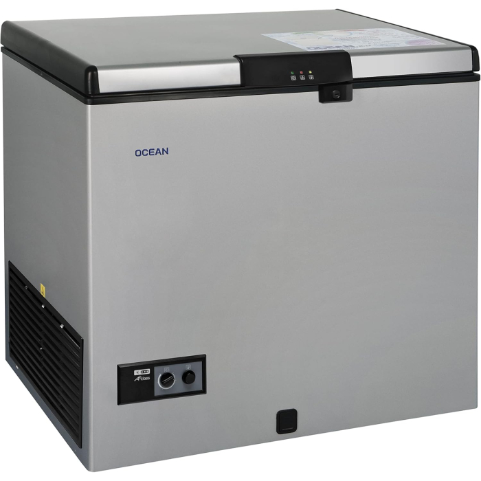 ديب فريزر افقي اوشن، 217 لتر، فضي - NJ31TLLWFS