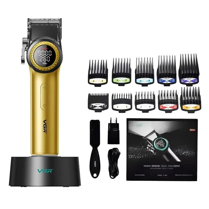 ماكينة حلاقة في جي آر قابلة للشحن، V-001 - ذهبي