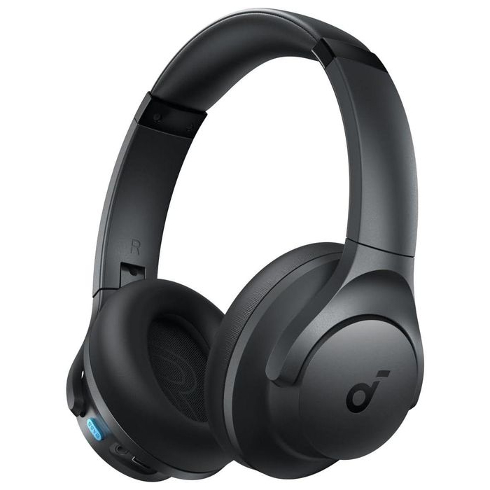 سماعة رأس انكر ساوندكور Q11i لاسلكية بميكروفون، حتي 60 ساعة، رمادي غامق - A3005HA1