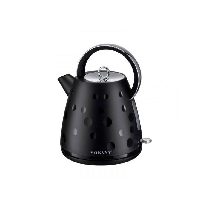 غلاية كهربائية سوكاني 2200 وات سعة 1.7 لتر، أسود SK-1033