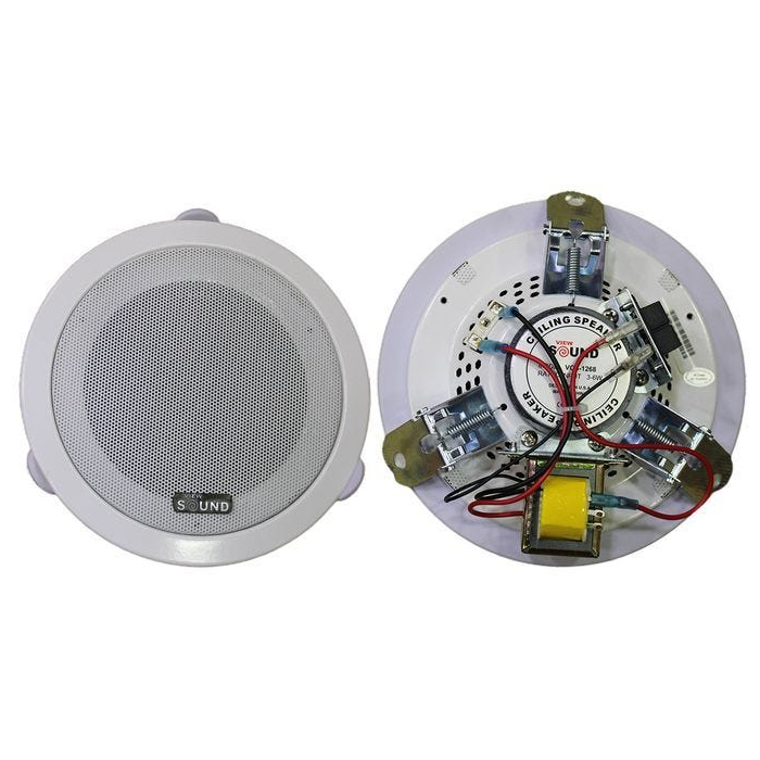 View Sound VCS-1268 Ceiling Speaker, 4.5-inch - White