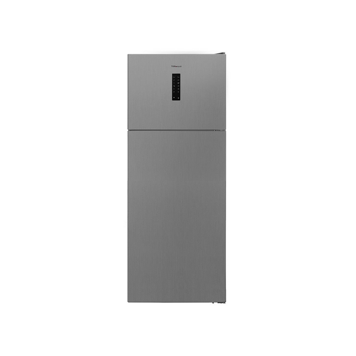 ثلاجة نوفروست تورنيدو، ديجيتال، 496 لتر ، RF-496VT-SLS - سيلفر لامع
