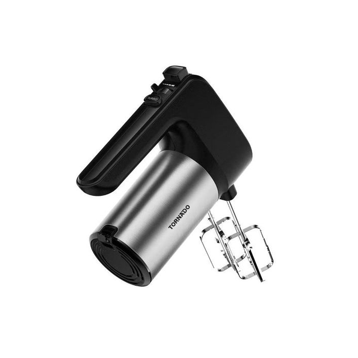 مضرب بيض تورنيدو 300 وات 6 سرعات سرعة تربو أسود THM-300WL