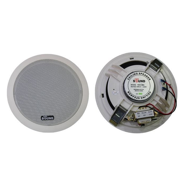 سماعه سقف فيو ساوند ، 6 بوصة، VCK-06A - أبيض
