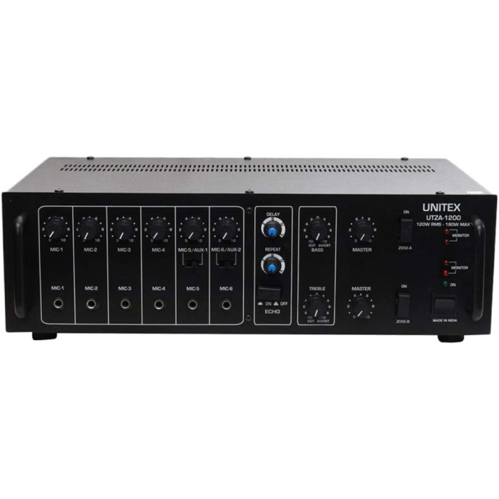 USSA-125EU امبليفاير يونيتكس بلوتوث - أسود