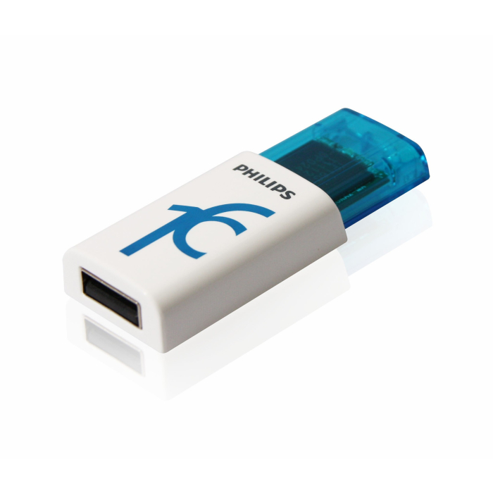 فلاشة فيليبس يو إس بي، 16 جيجابايت، FM16FD60B/97 - أبيض