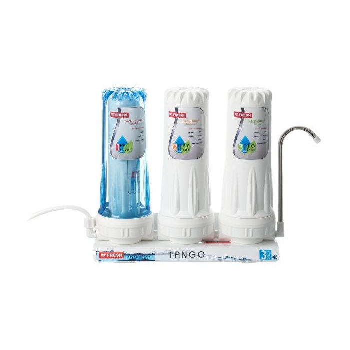 فلتر مياه فريش تانجو، 3 مراحل - أبيض