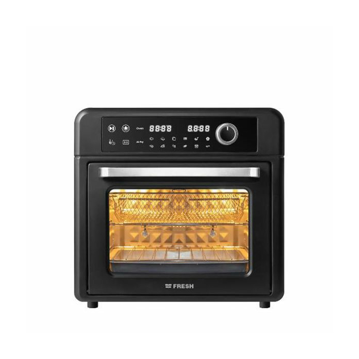 قلاية فرن فريش ديجيتال، 20 لتر، 1500 وات، اسود - FAO-1500