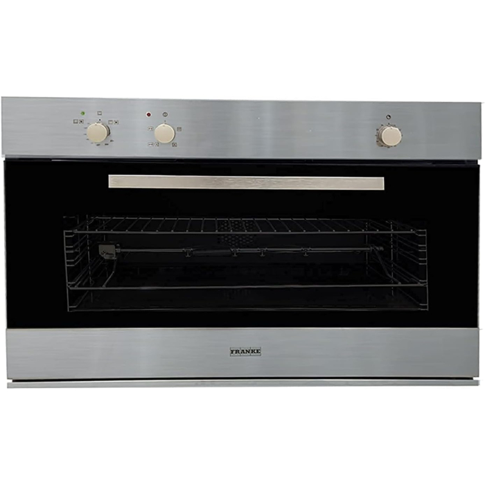 فرن غاز بشواية غاز بلت ان فرانكي، 90 سم، 97 لتر، ستانلس ستيل - FMXO 52 G XS