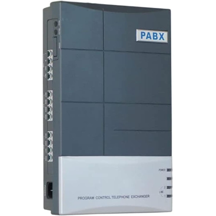 نظام تبادل الهاتف إكسيلتيل مكتبي بابكس، 3 خطوط خارجية، 8 خطوط داخلية، اسود وابيض - CS+308