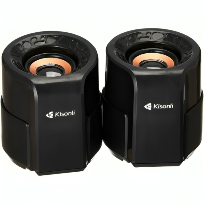 سماعة للكمبيوتر USB كيسونلي، 6 وات، A-909 - اسود