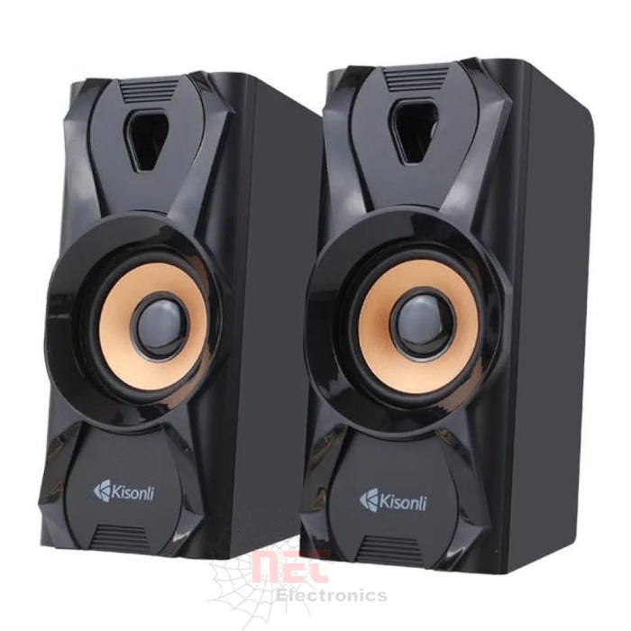 سماعة كومبيوتر كيسونلي سلكية، قطعتين، U-9003 - اسود