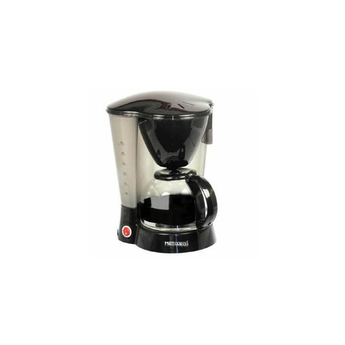 ماكينة تحضير القهوة المفلترة ميديا تك، 1.2 لتر، 850 وات، اسود - MT-CF61