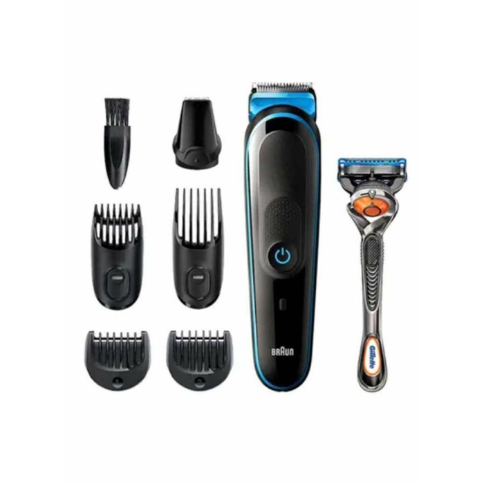 ماكينة حلاقة براون 7 في 1، MGK5245 - أسود أزرق