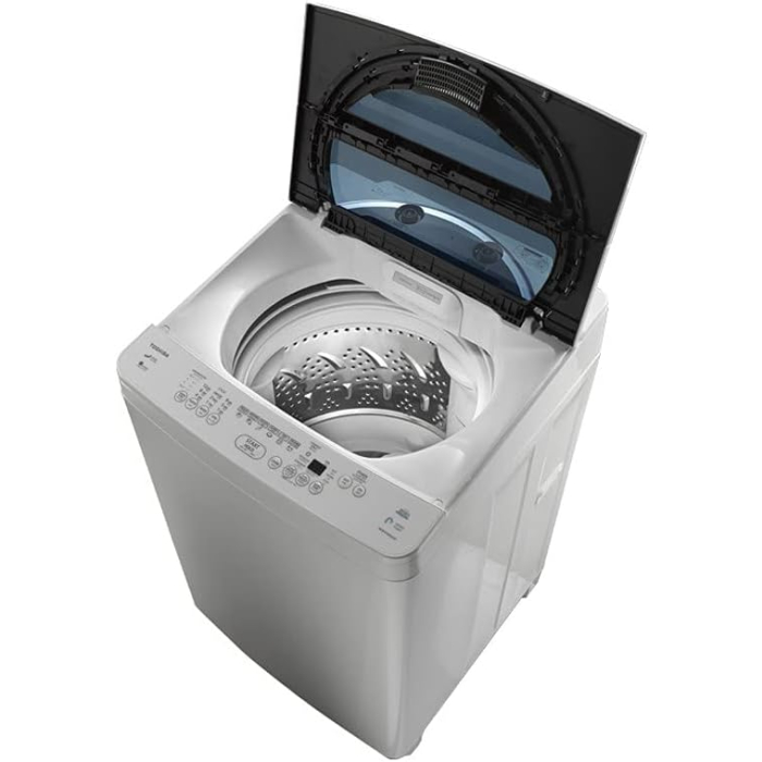 غسالة ملابس توشيبا فوق أوتوماتيك 10 كجم بطلمبة أبيض AEW-E1050SUP