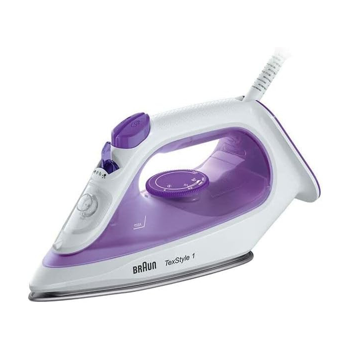 مكواة بخار براون، 2000 وات، 220 مل، بنفسجي وابيض - SI 1080 VI