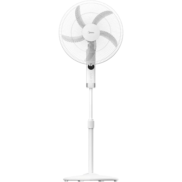 مروحة ستاند ميديا بريموت كنترول، 18 بوصة، ابيض - FS45-25MR-W