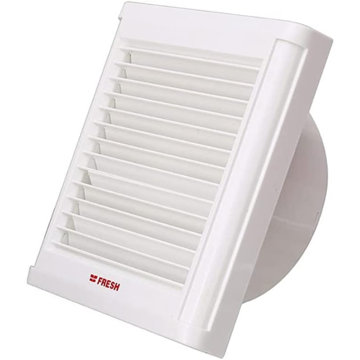 شفاط حمام فريش، 8 بوصة، بغطاء خلفي، VF-F8 - ابيض