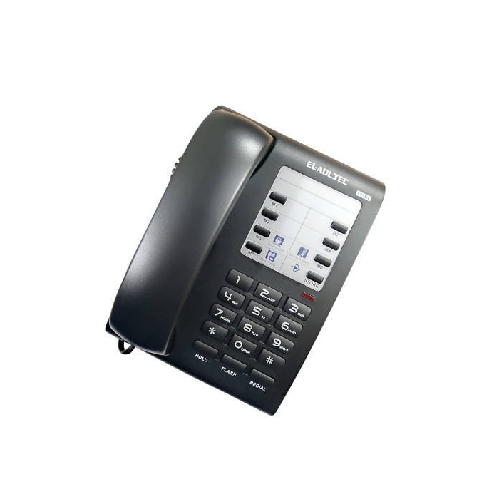 تليفون ارضي سلكي العدل تك، 113BE - اسود