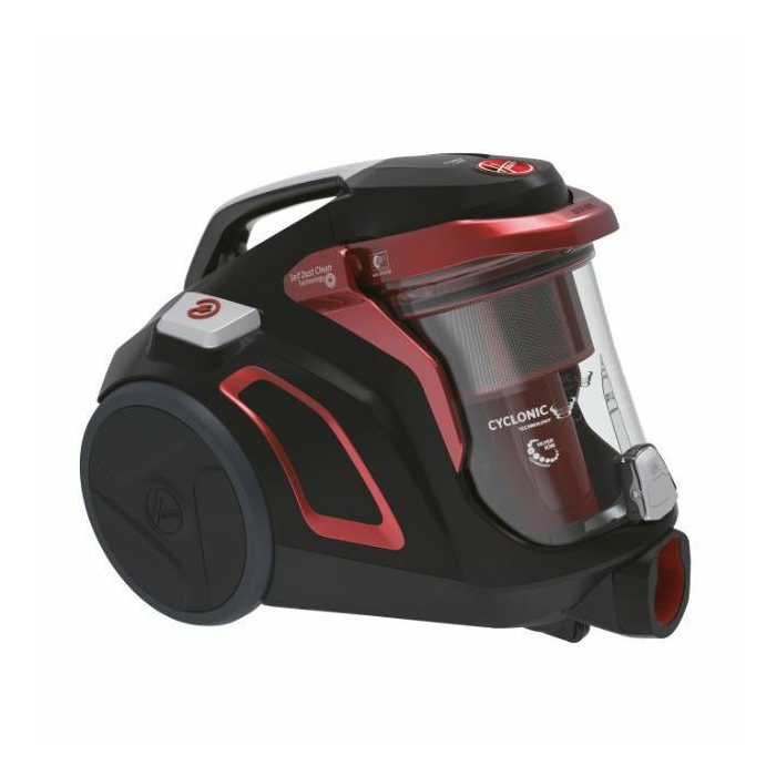 مكنسة كهربائية هوفر إتش باور 700 بدون كيس، 850 وات، HP730ALG 011 - أحمر أسود