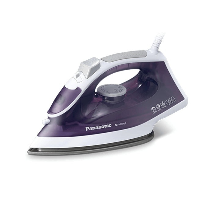 مكواة بخار باناسونيك، 1800 وات، NI-M300 TV TD - بنفسجي أبيض