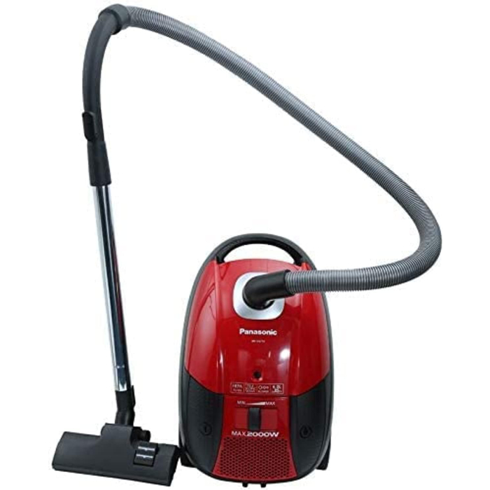 مكنسة كهربائية بحاوية باناسونيك، سعة 6 لتر، 2000 وات، MC-CG713 - أحمر-ضمان دولي