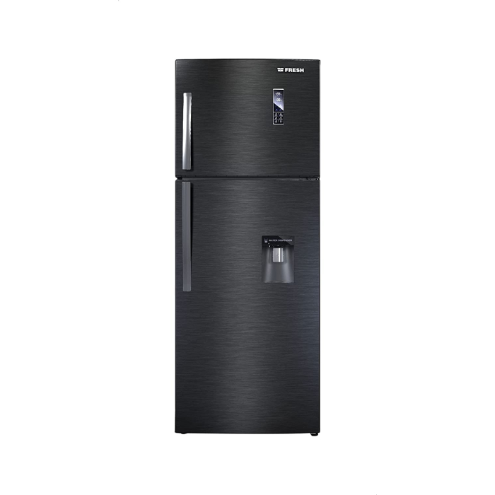 ثلاجة نوفروست فريش، 397 لتر، ديجتال بمبرد، FNT-D470YB - اسود
