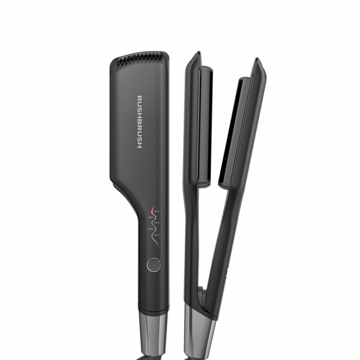 مكواة فرد الشعر راش براش لكبس الشعر، RBCC01 - أسود