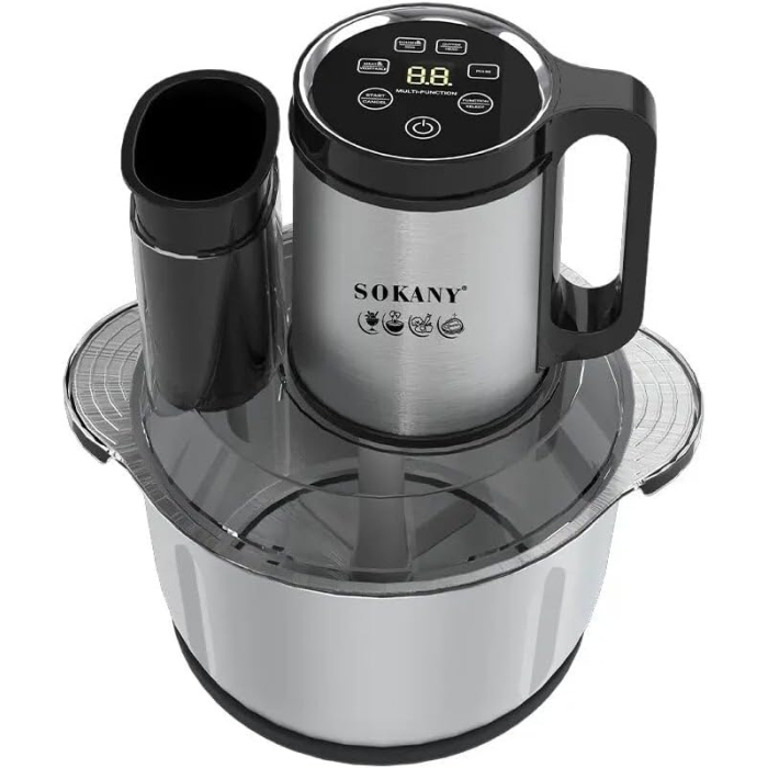 كبة سوكاني Wonder ٦ في ١ ديجيتال، سعة 3.5 لتر، 1000 وات، ستانلس ستيل - SK-06012N