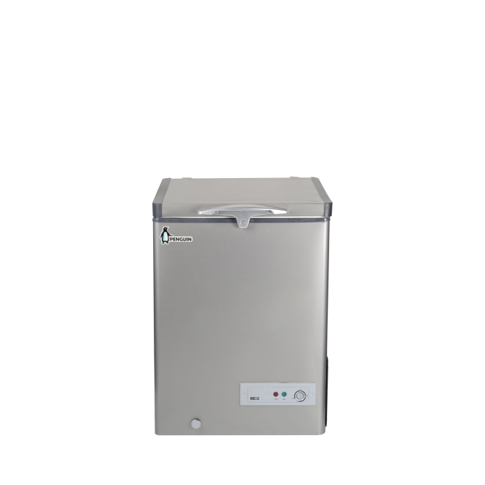  بينجوين ديب فريزر أفقي ES-171L، لتر160 ، ستانلس ستيل داخلي ، فضي